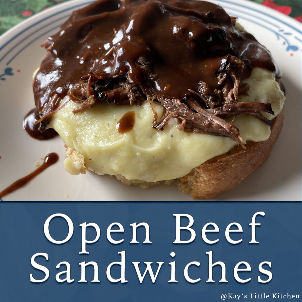Open Roast Beef Sandwiches Kay's Little Kitchen